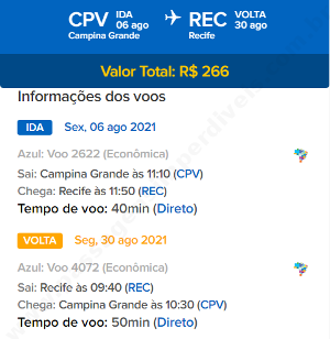 Passagens Para Natal Ou Recife A Partir De R Ida E Volta C