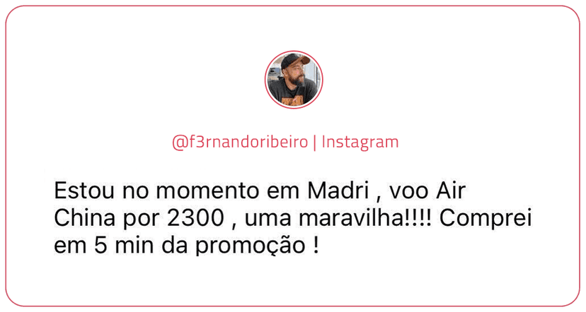 comentários dos nossos seguidores - prova social