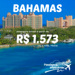 Promoção de passagens para as BAHAMAS!!! A partir de R$ 1.573, ida e volta, para viajar até NOVEMBRO/14! Saídas de várias cidades!