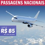 Promoção de passagens nacionais a partir de R$ 85 ida e volta!