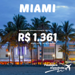 IMPERDÍVEL!!! Passagens para <b>MIAMI</b>, a partir de R$ 1.361, ida e volta (saídas de Joinville), e a partir de R$ 1.609, ida e volta (demais cidades)! Viaje em Novembro ou Dezembro/14!