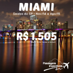 Delta faz promoção de passagens para <b>MIAMI</b>! A partir de R$ 1.505, ida e volta! Para viajar entre os meses de Novembro/14 a Agosto/15!