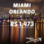 Promoção de passagens da American Airlines para <b>MIAMI</b> e <b>ORLANDO</b>! Saídas de 11 cidades brasileiras! A partir de R$ 1.473, ida e volta!