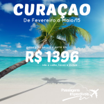 Passagens para <b>CURAÇAO</b> pela <b>AVIANCA</b>, com valores a partir de R$ 1.396, ida e volta! Várias datas de embarque, de Fevereiro a Maio/15!