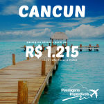 IMPERDÍVEL!!! Promoção de passagens para <b>CANCUN</b>, a partir de R$ 1.215, ida e volta! Para viajar de <b>Dezembro/14</b> a <b>Julho/15</b>, inclusive no <b>NATAL</b>, <b>RÉVEILLON</b> e <b>CARNAVAL</b>!