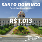 Encontre <b>AQUI</b> sua passagem para o CARIBE! Promoção para <b>SANTO DOMINGO</b>, com valores a partir de R$ 1.013, ida e volta! Opções de embarque até Outubro/15!