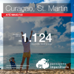 Sua passagem para o <b>CARIBE</b> está aqui! Vá para <b>CURAÇAO</b> ou <b>SAINT MARTIN</b>, pagando a partir de R$ 1.124, ida e volta!