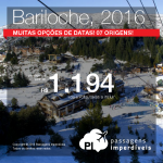 Seleção de Passagens para <b>BARILOCHE</b> em Alta Temporada! A partir de R$ 1.194, ida e volta; a partir de R$ 1.763, ida e volta, COM TAXAS INCLUÍDAS! Saídas de 07 cidades!