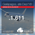 Promoção de Passagens para <b>GALÁPAGOS</b>! A partir de R$ 1.611, ida e volta; a partir de R$ 2.381, ida e volta, COM TAXAS INCLUÍDAS!