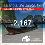 Continua! Promoção de Passagens para a <b>Tailândia: Bangkok</b>! A partir de R$ 2.167, ida e volta; a partir de R$ 2.481, ida e volta, COM TAXAS INCLUÍDAS, em até 6x sem juros!