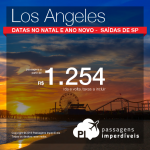 Passagens para <b>Los Angeles</b>! A partir de R$ 1.254, ida e volta; R$ 1.664, COM TAXAS! Opções para o Black Friday, Natal e Ano Novo!