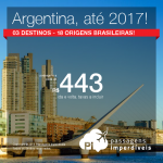 Seleção de Passagens para a <b>ARGENTINA: Buenos Aires, Cordoba, Rosario</b>! A partir de R$ 443, ida e volta; a partir de R$ 925, ida e volta, COM TAXAS INCLUÍDAS, em até 6x sem juros!