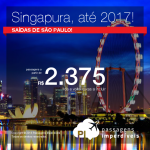 Promoção de Passagens para <b>Singapura: Singapura</b>! A partir de R$ 2.375, ida e volta; a partir de R$ 2.650, ida e volta, COM TAXAS INCLUÍDAS, em até 5x sem juros!