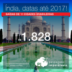 Promoção de Passagens para a <b>Índia: Bombaim – Mumbai, Delhi</b>! A partir de R$ 1.828, ida e volta; a partir de R$ 2.229, ida e volta, COM TAXAS INCLUÍDAS, em até 6x sem juros!