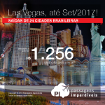 Garanta logo a sua! Promoção de Passagens para <b>LAS VEGAS</b>, com datas até Set/2017! A partir de R$ 1.256, ida e volta; a partir de R$ 1.731, ida e volta, COM TAXAS INCLUÍDAS, em até 5x sem juros! Saídas de 24 cidades!