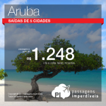 Promoção de Passagens para <b>Aruba</b>! Saindo de Manaus a partir de R$ 1.248, ida e volta, COM TAXAS! Outras cidades a partir de R$ 1.815 ida e volta COM TAXAS!