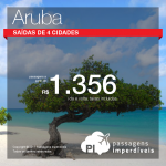 Promoção de Passagens para <b>Aruba</b>! Saindo de Manaus a partir de R$ 1.356, ida e volta, COM TAXAS! Outras cidades a partir de R$ 1.758 ida e volta com taxas!