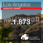 Muito bom! Passagens para <b>Los Angeles</b>! A partir de R$ 1.873, ida e volta, COM TAXAS! Bagagens inclusas!