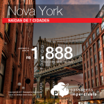 Promoção de Passagens para <b>Nova York</b>! A partir de R$ 1.888, ida e volta, COM TAXAS!