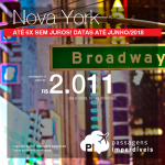 Promoção de Passagens para <b> Nova York</b>! A partir de R$ 2.011, ida e volta, COM TAXAS INCLUÍDAS! Até 6x SEM JUROS! Datas até Junho/2018! Saídas de 7 cidades brasileiras!