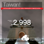 Promoção de Passagens para <b>Taiwan: Taipei</b>! A partir de R$ 2.998, ida e volta, COM TAXAS INCLUÍDAS! Até 5x SEM JUROS! Datas para Fevereiro e Março/2018.