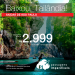 OPORTUNIDADE! BAIXOU AGORA!!! Passagens em promoção para a Tailândia: Bangkok, com valores a partir de R$ 2.999, ida e volta, C/ TAXAS INCLUÍDAS!