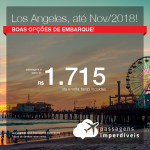 Promoção de Passagens para os <b>Estados Unidos: Los Angeles</b>! A partir de R$ 1.715, ida e volta, COM TAXAS!