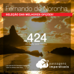 Promoção de Passagens para <b>Fernando de Noronha</b>! A partir de R$ 424, ida e volta, COM TAXAS INCLUÍDAS!