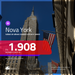 Seleção de Passagens para <b>NOVA YORK</b>! A partir de R$ 1.908, ida e volta, COM TAXAS INCLUÍDAS, em até 6x SEM JUROS! Datas para viajar até 2019!