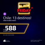 BLACK FRIDAY 2018: Promoção de Passagens para o <b>CHILE: Santiago, Copiapo – Atacama, Puerto Montt e mais</b>! A partir de R$ 588, ida e volta, COM TAXAS INCLUÍDAS! Datas até Setembro/2019!