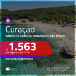 Promoção de Passagens para <b>CURAÇAO</b>! A partir de R$ 1.563, ida e volta, c/ taxas!