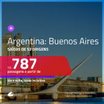 Promoção de Passagens para a <b>ARGENTINA: Buenos Aires</b>! A partir de R$ 787, ida e volta, c/ taxas!