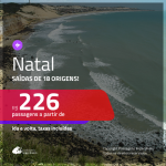 Promoção de Passagens para <b>NATAL</b>! A partir de R$ 226, ida e volta, c/ taxas!