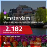 Promoção de Passagens para <b>AMSTERDAM</b>! A partir de R$ 2.182, ida e volta, c/ taxas!