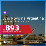 Passagens em promoção para o <b>RÉVEILLON</b>! Vá para a <b>ARGENTINA: Buenos Aires</b>! A partir de R$ 893, ida e volta, c/ taxas!