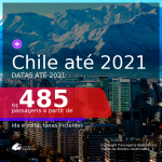 Passagens para o <b>CHILE: Santiago</b>! A partir de R$ 485, ida e volta, c/ taxas!