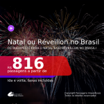 Da Europa para o Brasil, no Natal e/ou Réveillon!!! Passagens de <b>BUDAPESTE</b> para SP, RJ e mais! Valores a partir de R$ 816, ida e volta, c/ taxas!