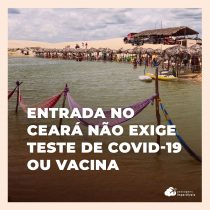 Não é mais obrigatório teste ou vacina contra Covid-19 para viajar ao Ceará de avião