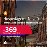 Hospedagem em <strong>NOVA YORK</strong>! A partir de R$ 369, por dia, em quarto duplo! Datas para se hospedar até Fevereiro/25!