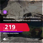 MUITO BOM!!! Programe sua viagem para a Chapada dos Veadeiros! Passagens para <strong>BRASÍLIA</strong>! A partir de R$ 219, ida e volta, c/ taxas!