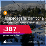 Hospedagem em <strong>BARILOCHE</strong>! Datas para se hospedar até Março/25! A partir de R$ 387, por dia, em quarto duplo!