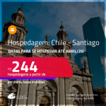 Hospedagem em <strong>SANTIAGO</strong>! A partir de R$ 244, por dia, em quarto duplo! Datas para se hospedar até Abril/25!