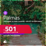 Programe sua viagem para o Jalapão! Passagens para <strong>PALMAS</strong>! A partir de R$ 501, ida e volta, c/ taxas! Em até 10x SEM JUROS!