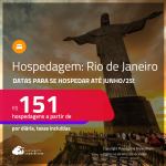 Hospedagem no <strong>RIO DE JANEIRO</strong>! A partir de R$ 151, por dia, em quarto duplo!