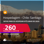 Hospedagem em <strong>SANTIAGO</strong>! A partir de R$ 260, por dia, em quarto duplo!