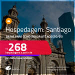 Hospedagem em <strong>SANTIAGO</strong>! A partir de R$ 268, por dia, em quarto duplo! Datas para se hospedar até Agosto/25!