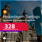 Hospedagem em <strong>SANTIAGO</strong>! A partir de R$ 328, por dia, em quarto duplo! Datas para se Hospedar até Agosto/25!