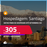 Hospedagem em <strong>SANTIAGO</strong>! Datas para se hospedar até Setembro/25! A partir de R$ 305, por dia, em quarto duplo!