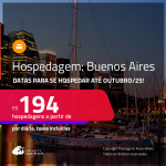 Hospedagem em <strong>BUENOS AIRES</strong>! A partir de R$ 194, por dia, em quarto duplo! Datas para se hospedar até Outubro/25!