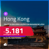 Passagens para <strong>HONG KONG!</strong> A partir de R$ 5.181, ida e volta, c/ taxas! Em até 5x SEM JUROS! Opções com BAGAGEM INCLUÍDA!